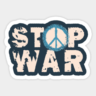 Stop War - Peace For Israel Sticker